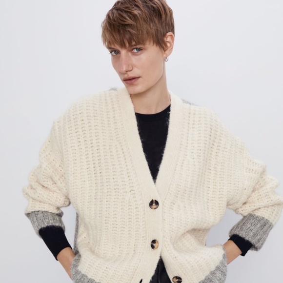Zara Sweaters Zara Wool And Alpaca Blend Cardigan Nwt Poshmark